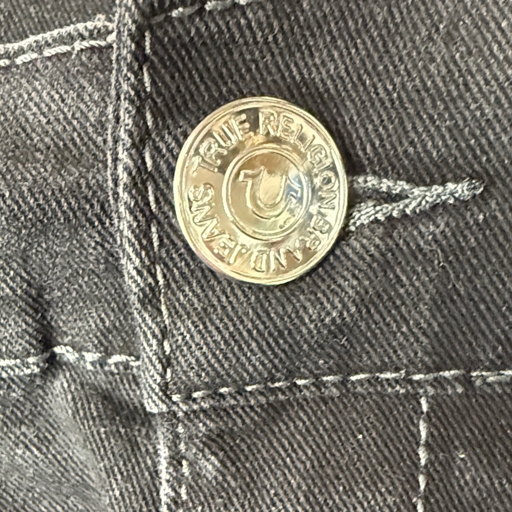TRUE RELIGION Men's Black Denim Jeans - Picture 6 of 9